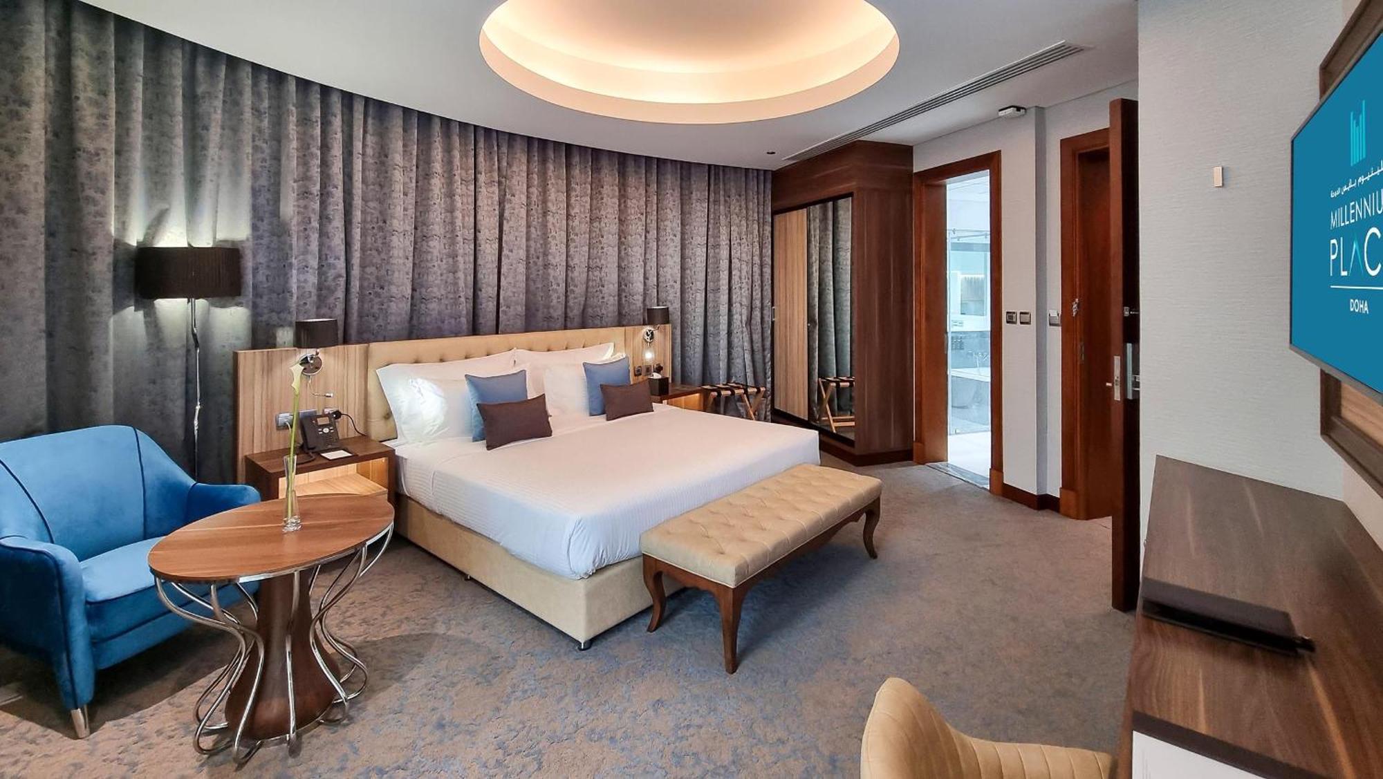 Millennium Place 多哈 外观 照片 A bedroom at the hotel